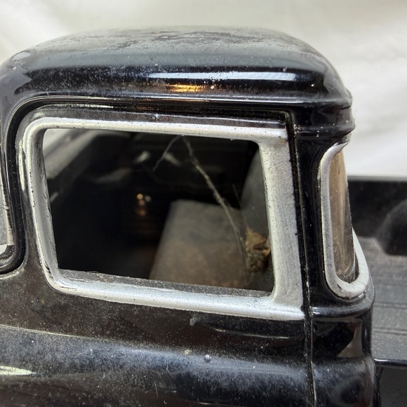 Jada 1955 Chevy Stepside Pickup 1:24 Scale Model Black Missing mirror - Picture 4 of 11